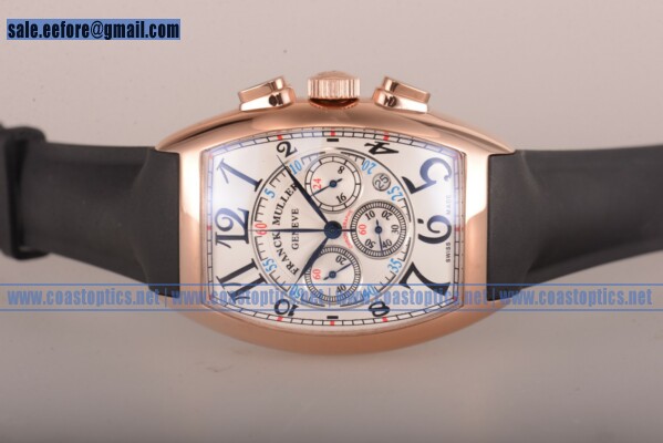 Franck Muller Casablanca Chrono Watch Replica Rose Gold 8880 CCAT